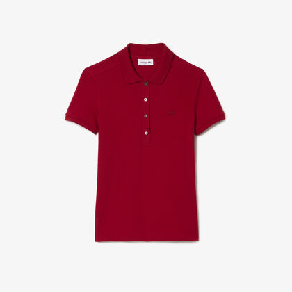 Women's Lacoste Slim Fit Stretch Cotton Pique Polo Shirt