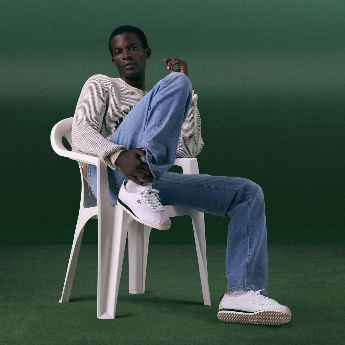 حذاء رياضي Club-Low رجالي من الجلد حذاء رياضي Club-Low رجالي من الجلد