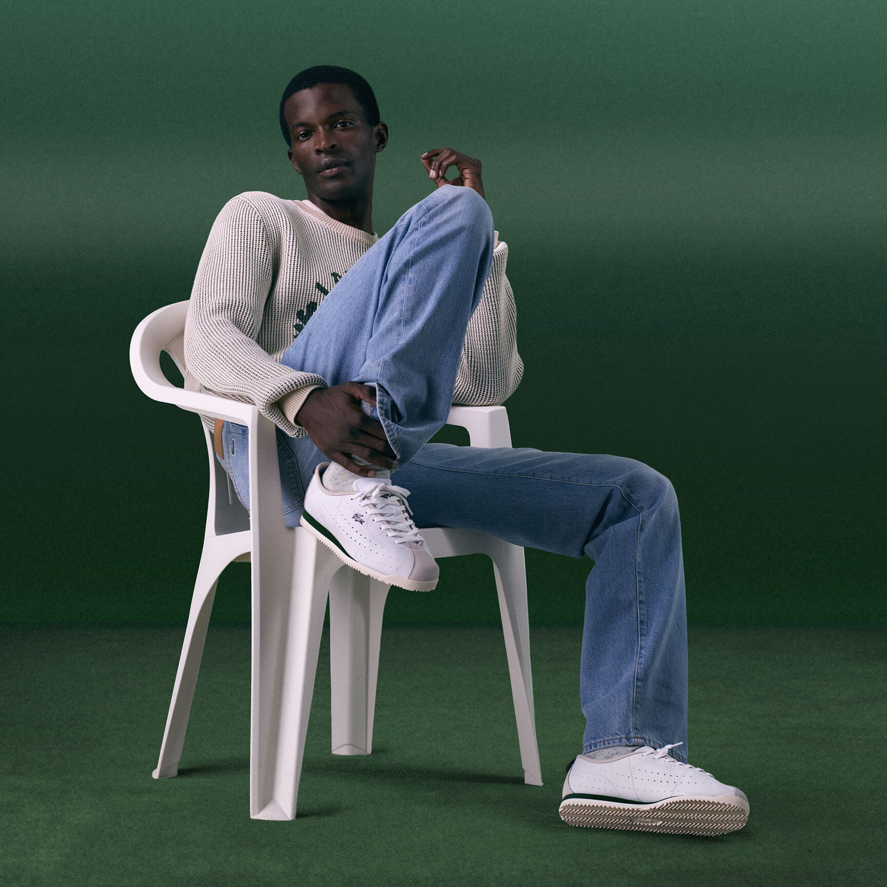 حذاء رياضي Club-Low رجالي من الجلد حذاء رياضي Club-Low رجالي من الجلد