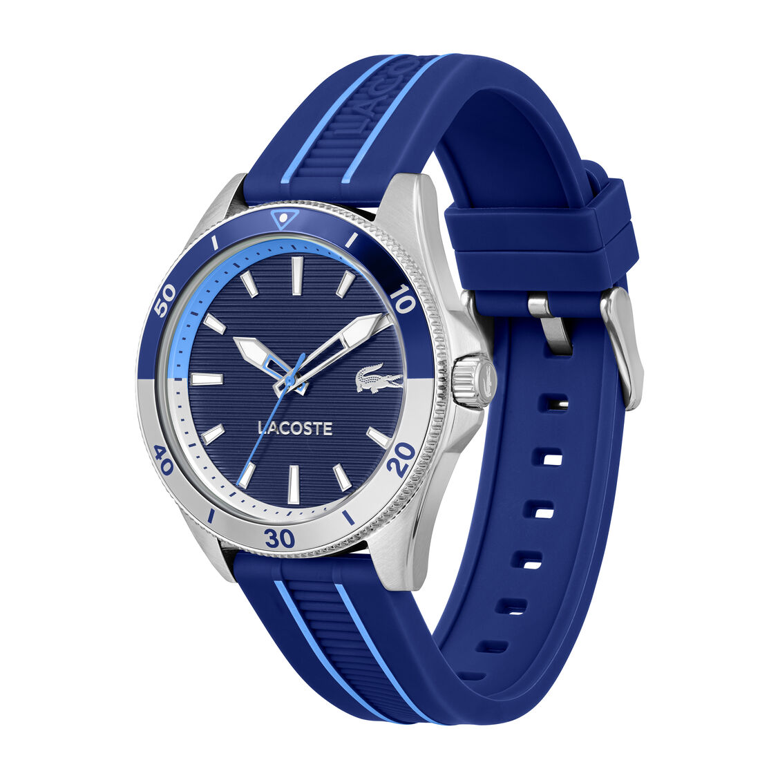 Mainsail Navy Silicone Watch lacoste mainsail navy silicone watch