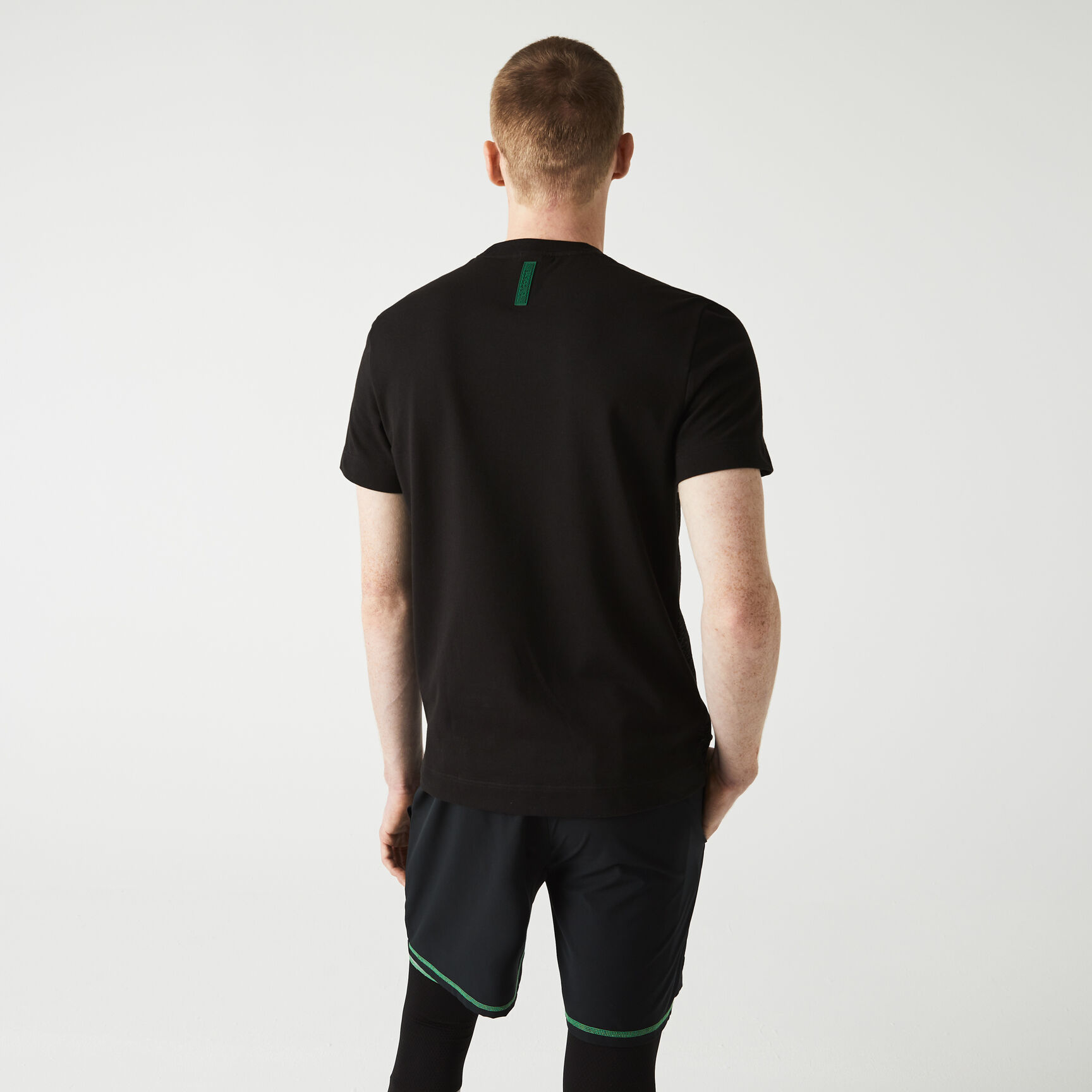 Men's Crew Neck Cotton Pique Blend T-Shirt Men's Crew Neck Cotton Pique Blend T-Shirt