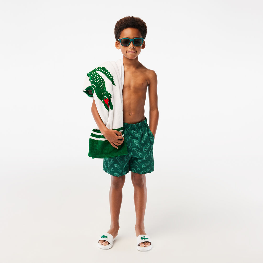 Men’s Lacoste Croc Print Swimsuit Men’s Lacoste Croc Print Swimsuit