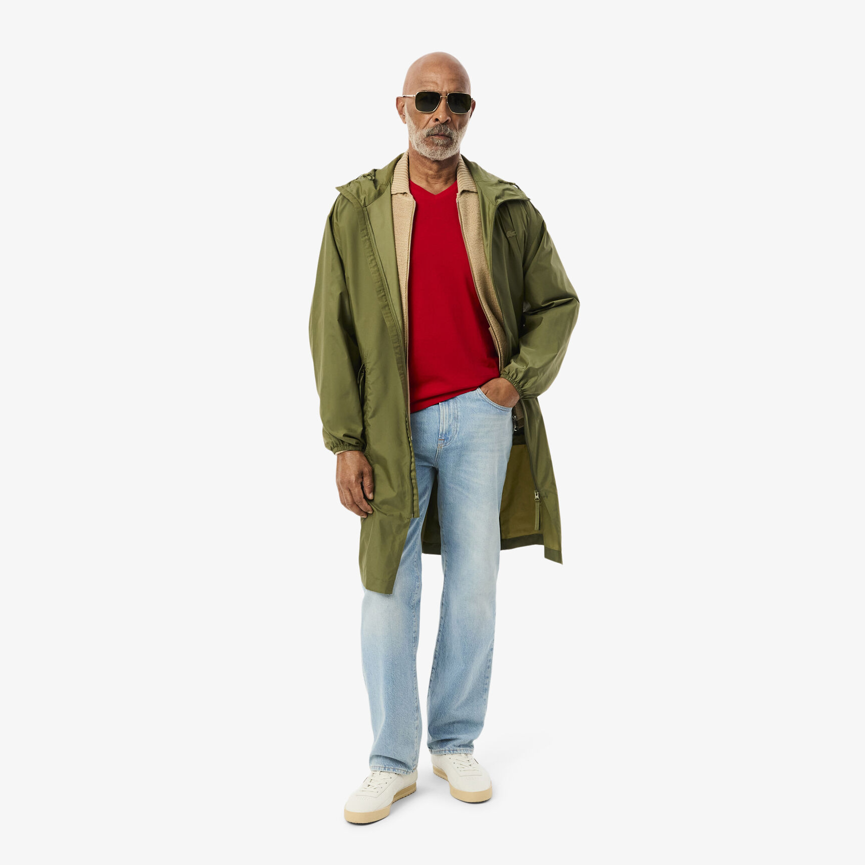 تي شيرت خفيف الوزن من القطن بيما برقبة على شكل حرف V تي شيرت خفيف الوزن من القطن بيما برقبة على شكل حرف V