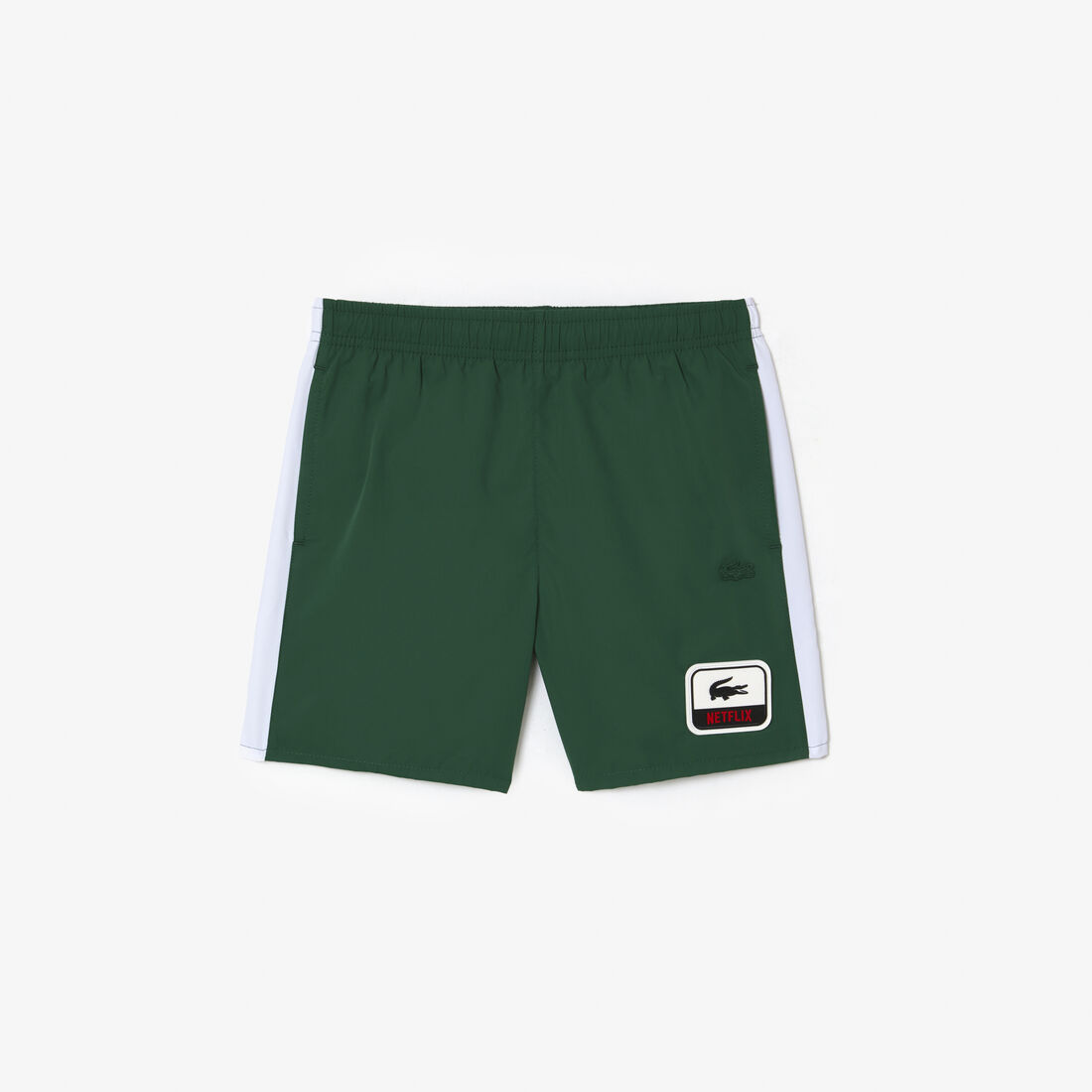 Boy’s Lacoste x Netflix Contrast Badge Swim Trunks Boy’s Lacoste x Netflix Contrast Badge Swim Trunks