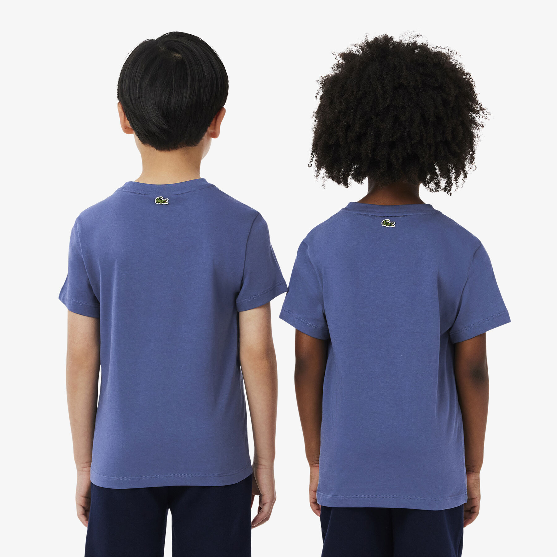 lacoste print cotton t shirt