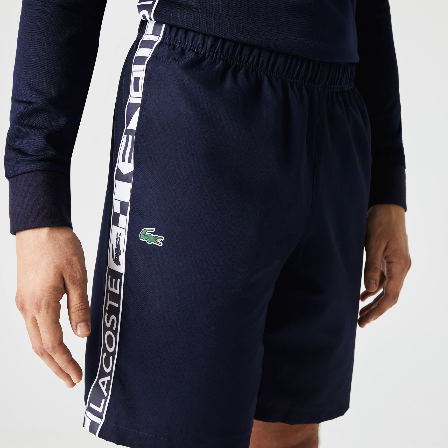 شورت تنس تفتا للرجال مجموعة Lacoste SPORT شورت تنس تفتا للرجال مجموعة Lacoste SPORT