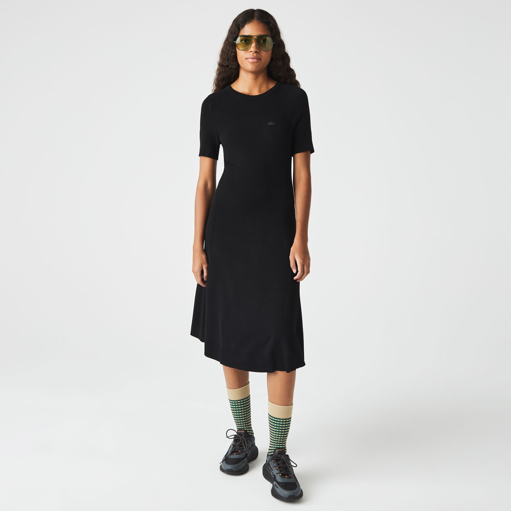Women's Lacoste Knit Details Dress Women's Lacoste Knit Details Dress