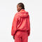 women s lacoste oversized hooded track jacket