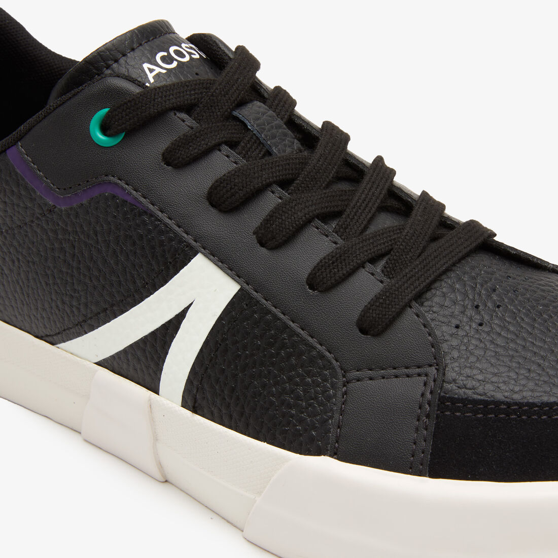 Men's Lacoste L004 Leather Colour-Pop Trainers Men's Lacoste L004 Leather Colour-Pop Trainers