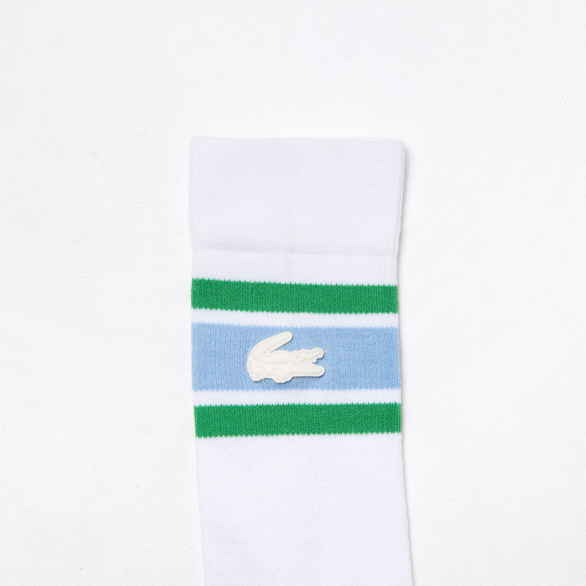 جوارب قطنية مرنة مقلمة للجنسين مجموعة Lacoste LIVE جوارب قطنية مرنة مقلمة للجنسين مجموعة Lacoste LIVE