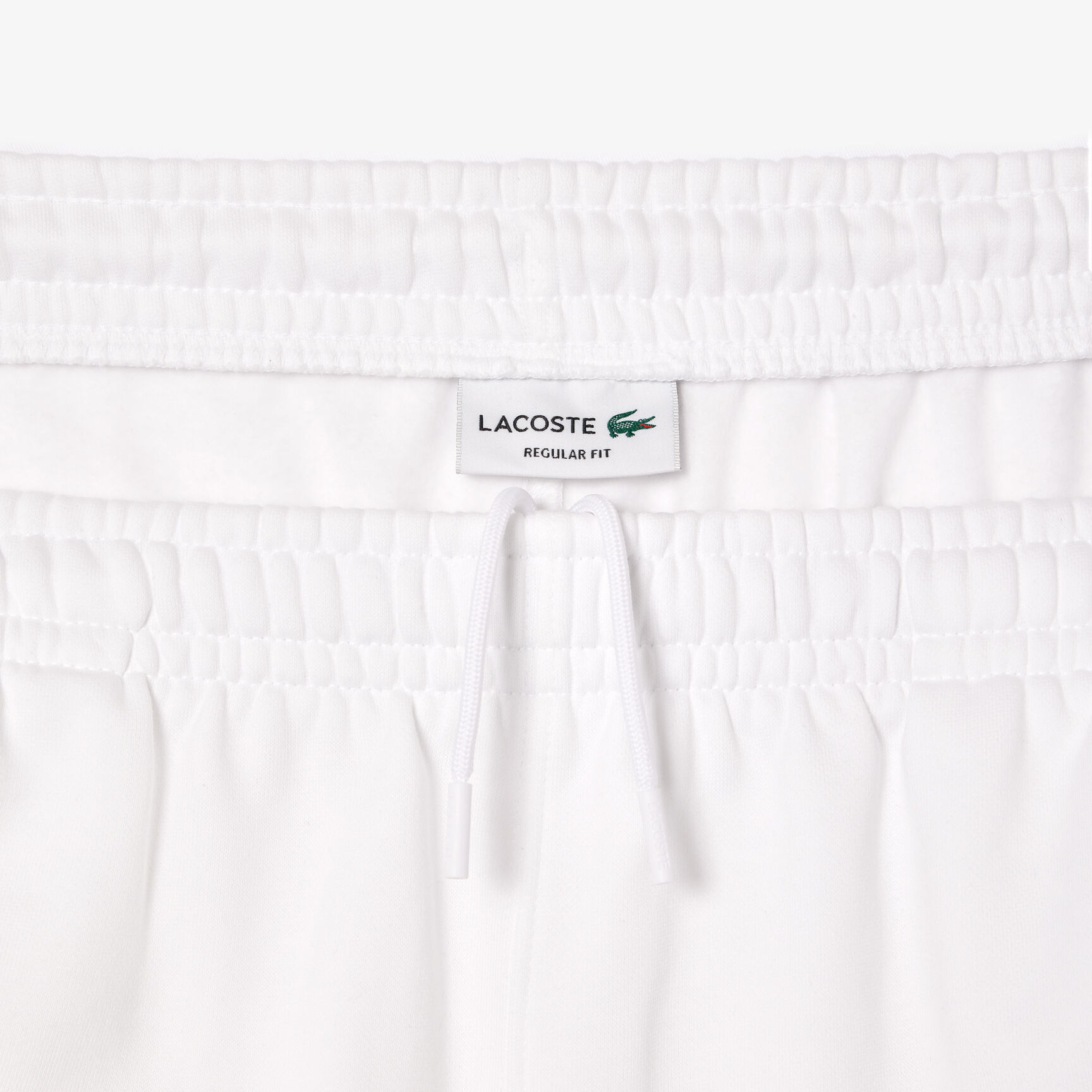 Logo Stripe Fleece Jogger Shorts