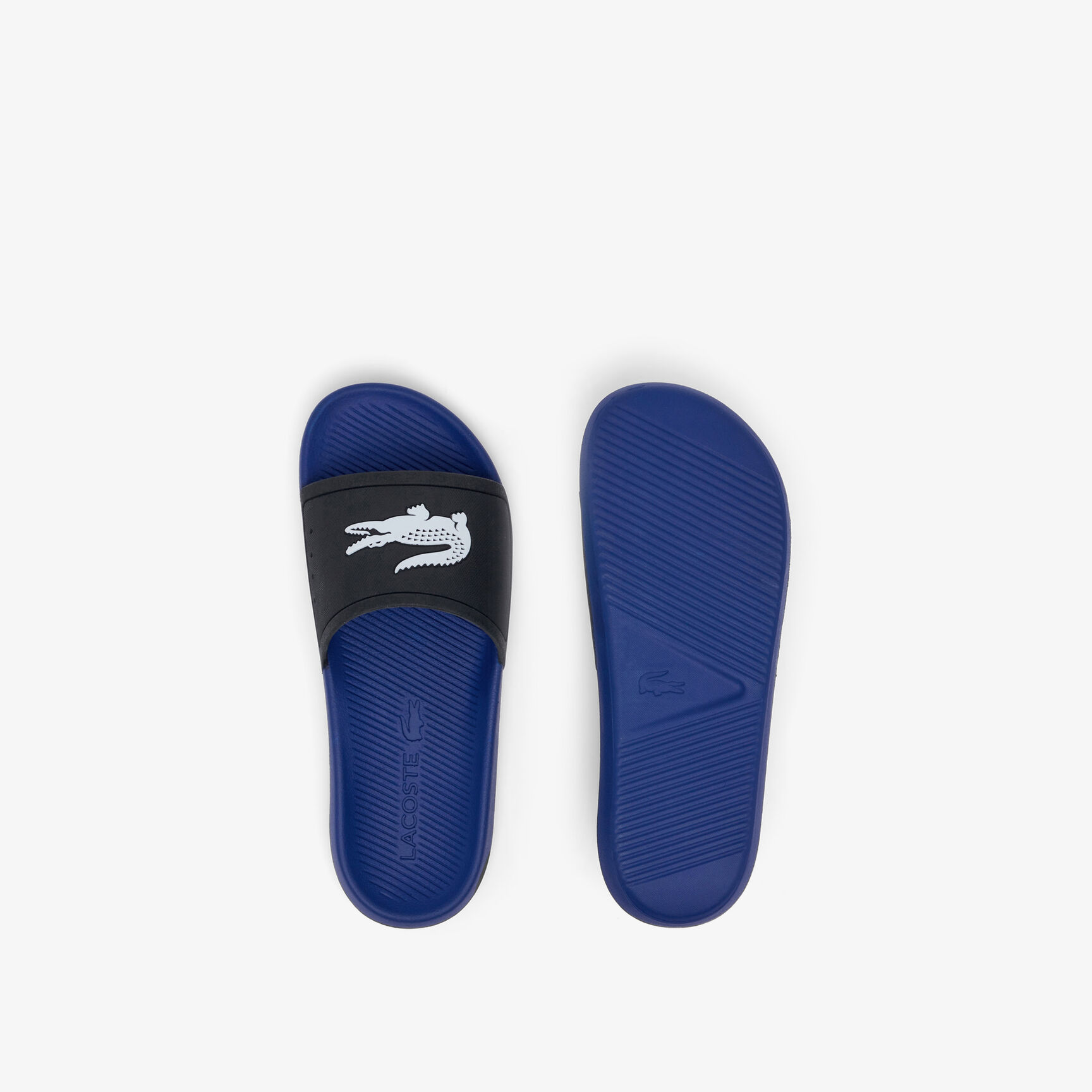 حذاء مفتوح لاكوست مطاط بلونين للرجال مجموعة Croco