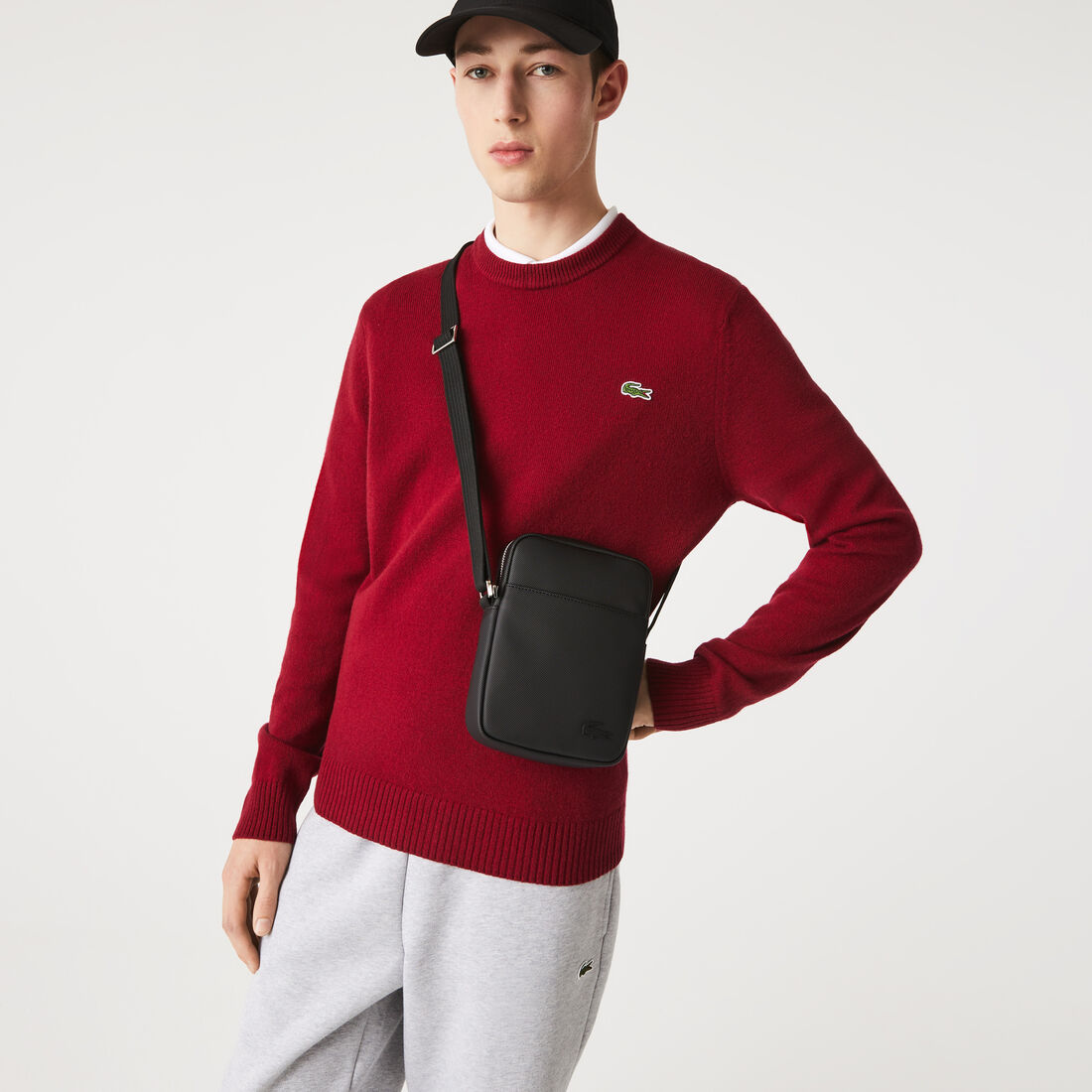 Men's Classic Petit Piqué Vertical Zip Bag