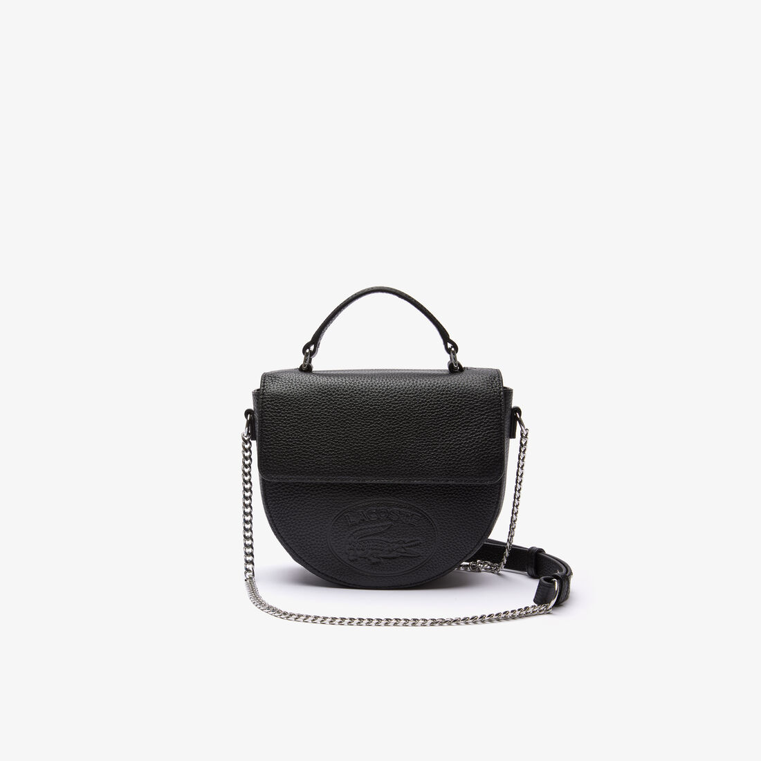 Women&rsquo;s Croco Crew Round Grained Leather Shoulder Bag