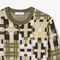 lacoste crew neck wool jacquard graphic sweater
