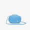 women s lacoste small oval grained leather camera bag