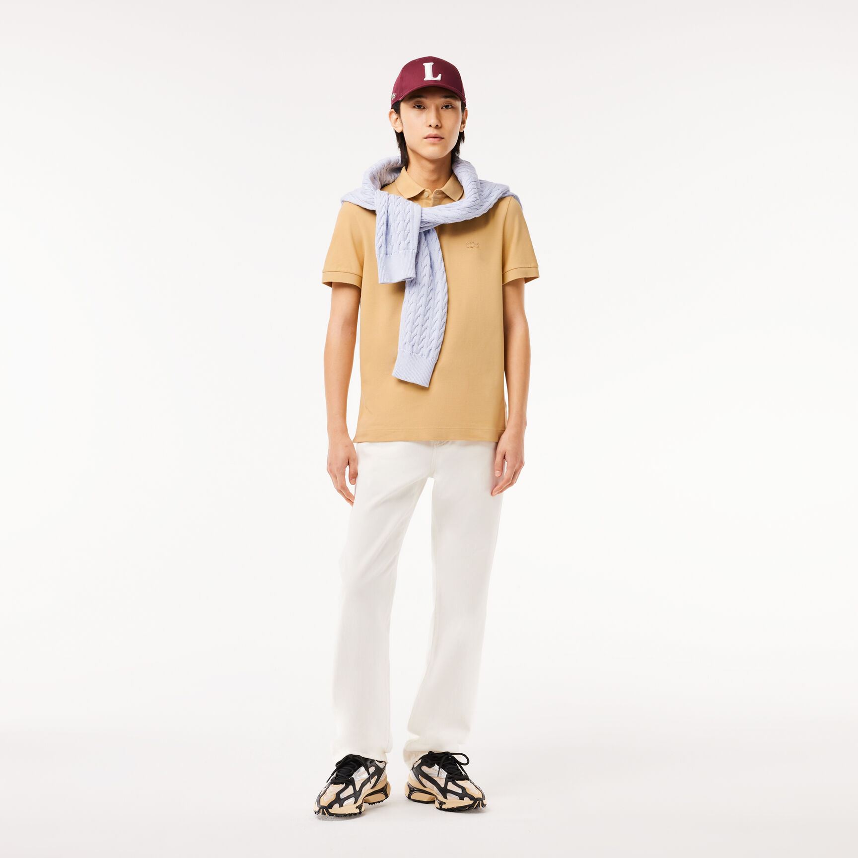 قميص بولو بيكيه باريسي بقصة عادية قميص بولو بيكيه باريسي بقصة عادية