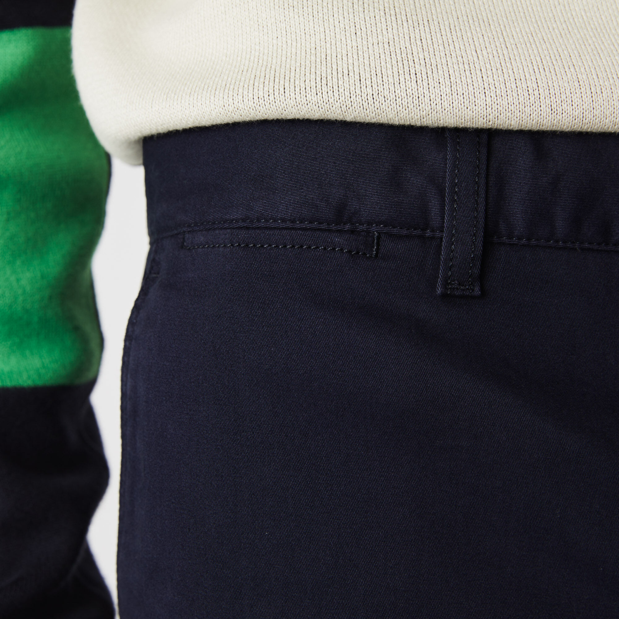 Men's Slim Fit Stretch Gabardine Bermuda Shorts Men's Slim Fit Stretch Gabardine Bermuda Shorts