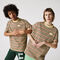 unisex lacoste live loose fit crew neck striped cotton t shirt