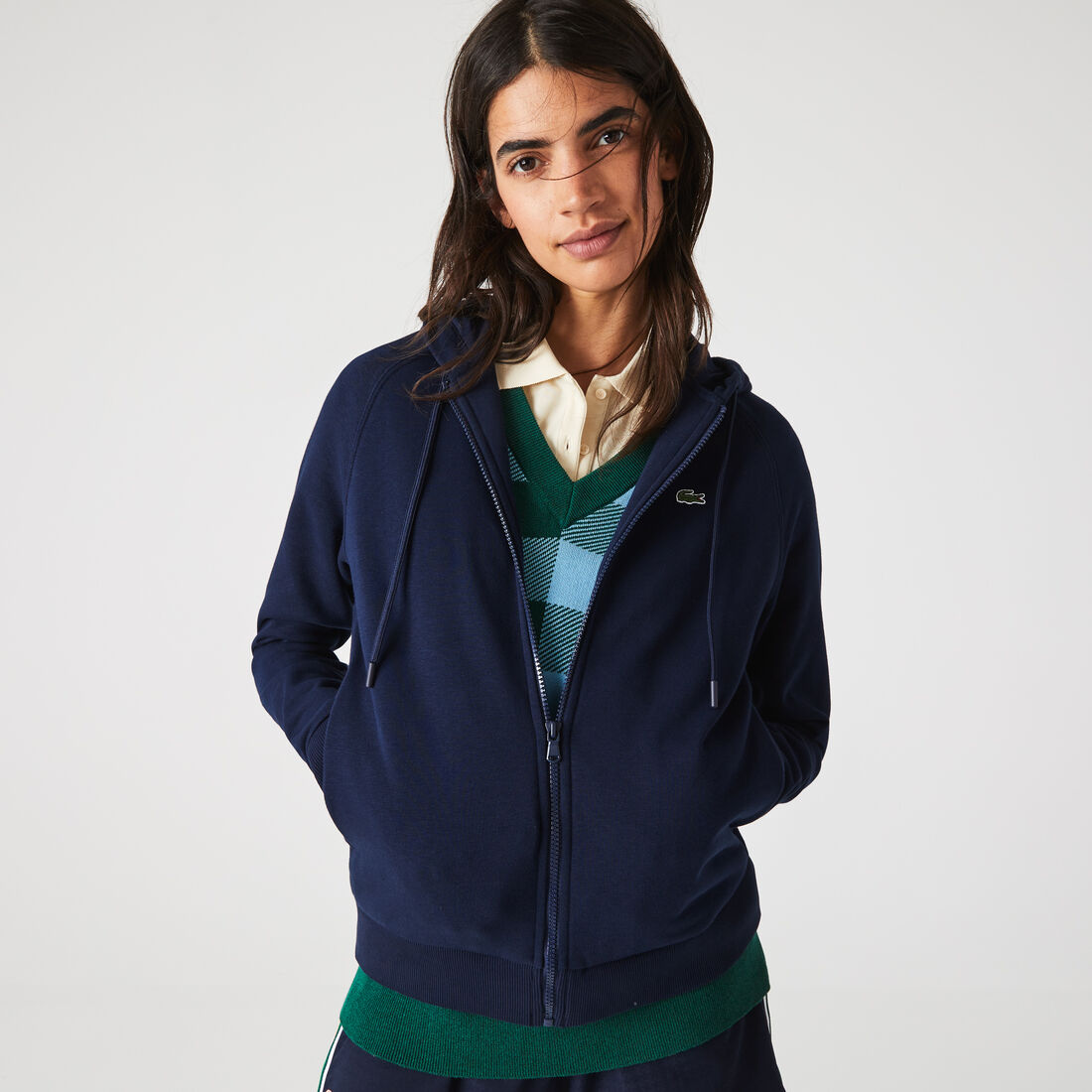 Women's Cotton Blend Fleece Zip Hoodie Women's Cotton Blend Fleece Zip Hoodie