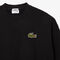 Loose Fit Badge Accent Fleece Sweatshirt lacoste loose fit badge accent fleece sweatshirt