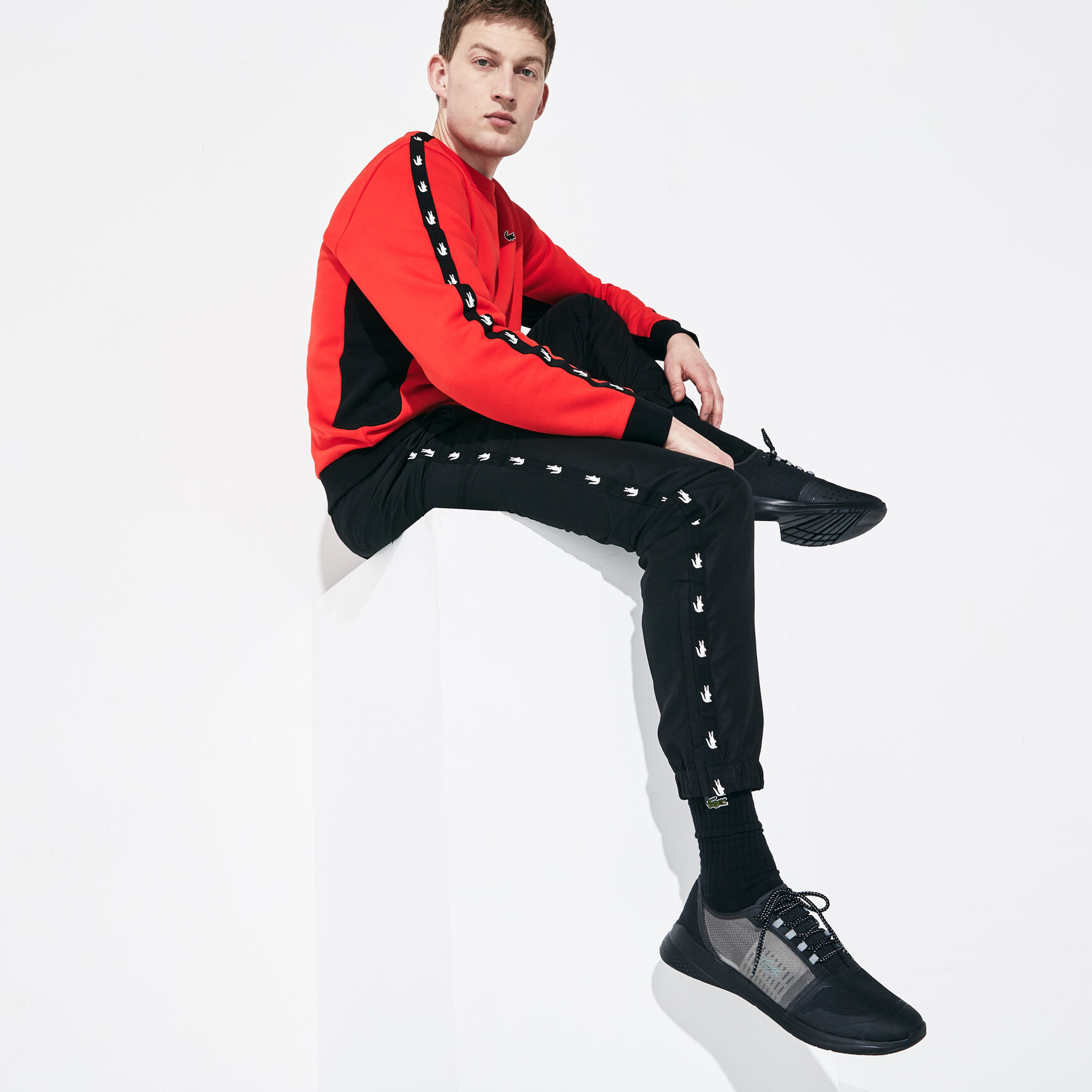 Men's LT Fit Textile and Synthetic Sneakers