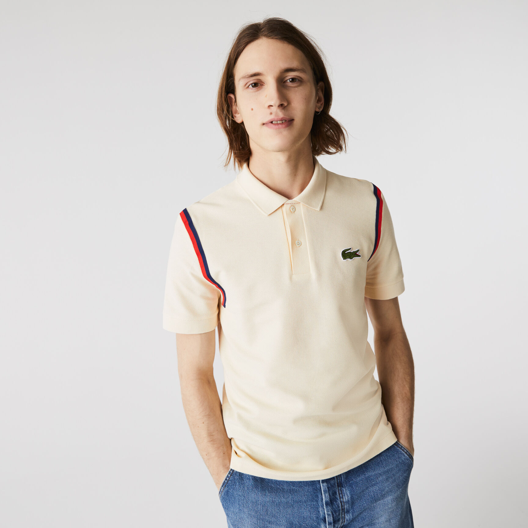 Men&rsquo;s Lacoste Made In France Regular Fit Organic Cotton Polo