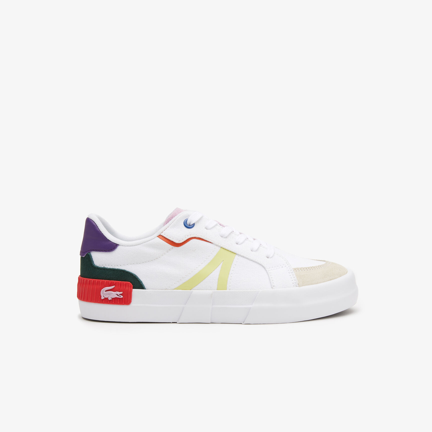 Women's Lacoste L004 Textile Colour-Pop Trainers Women's Lacoste L004 Textile Colour-Pop Trainers