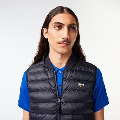 Men's Lacoste Padded Water-Repellent Vest Jacket Men's Lacoste Padded Water-repellent Vest Jacket