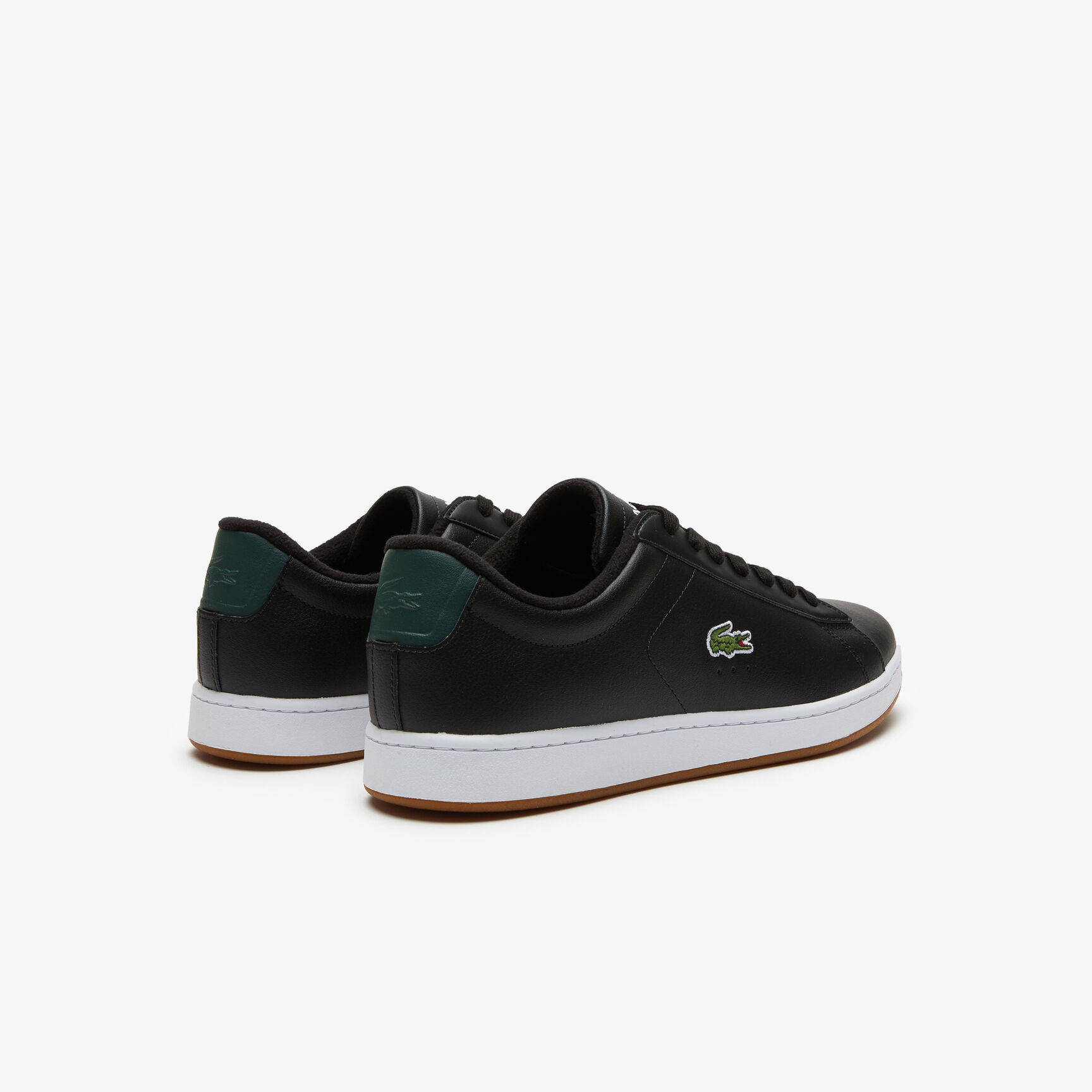 Men's Lacoste Carnaby Leather Color Contrast Sneakers Men's Lacoste Carnaby Leather Color Contrast Sneakers