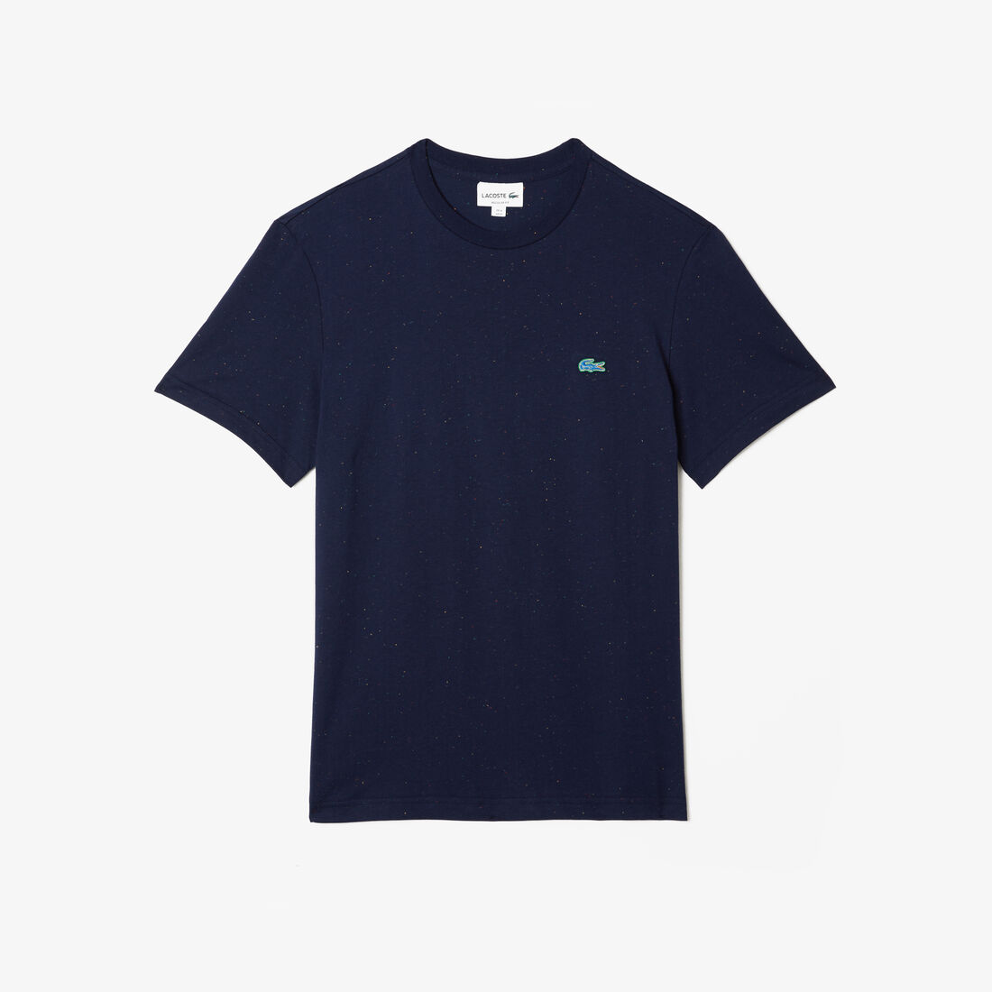 Men's Regular Fit Speckled Print Cotton Jersey T-Shirt