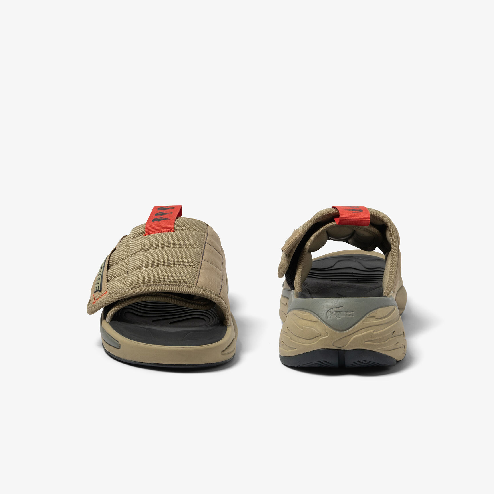 حذاء مفتوح لاكوست ايس سلايد من خامات صناعية للرجال