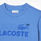 lacoste kids  branded print organic cotton t shirt