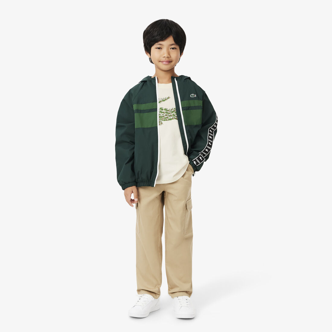 Crocodile Print Cotton T-shirt Crocodile Print Cotton T-shirt