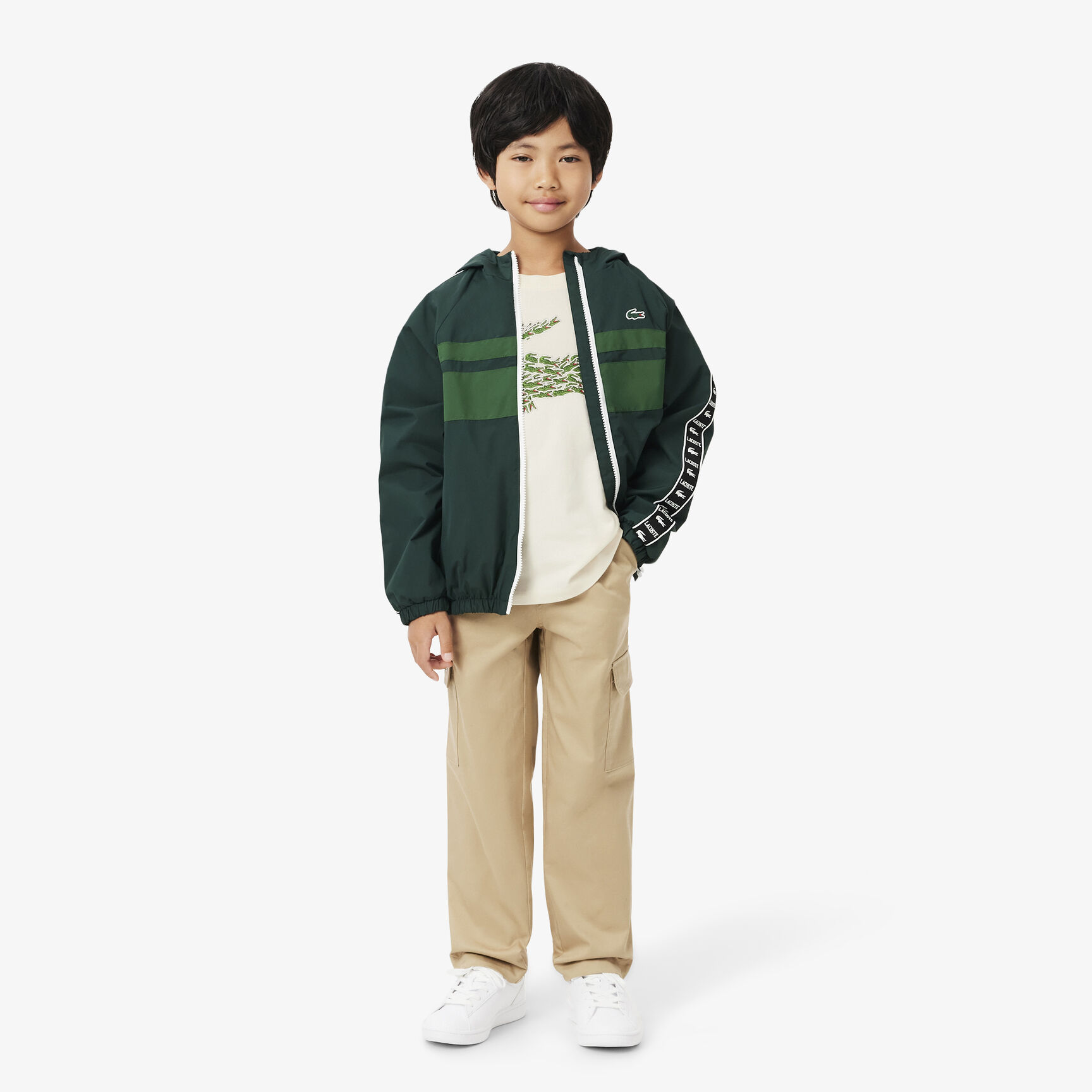 Crocodile Print Cotton T-shirt Crocodile Print Cotton T-shirt