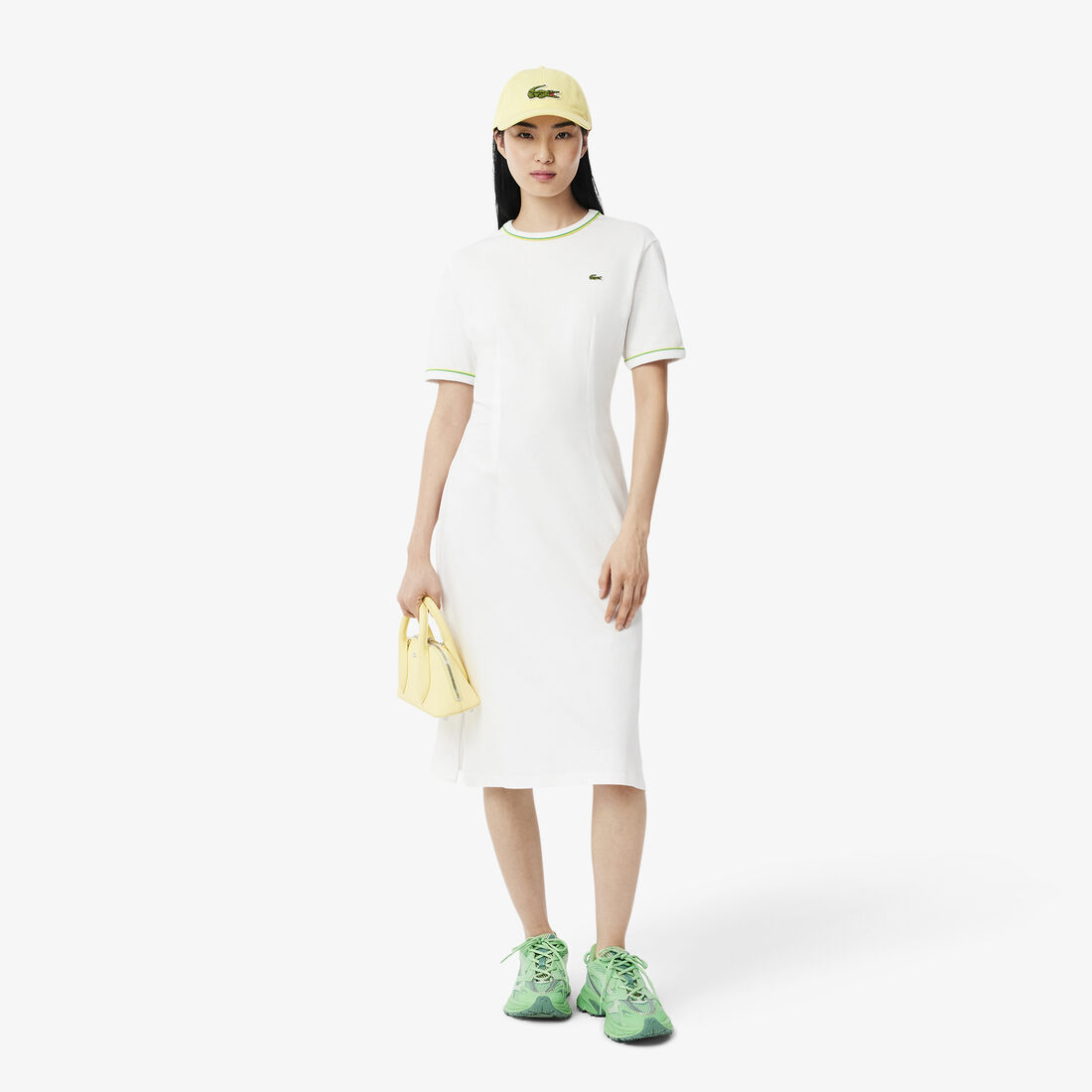 Trim Accent Jersey T-shirt Dress Trim Accent Jersey T-shirt Dress