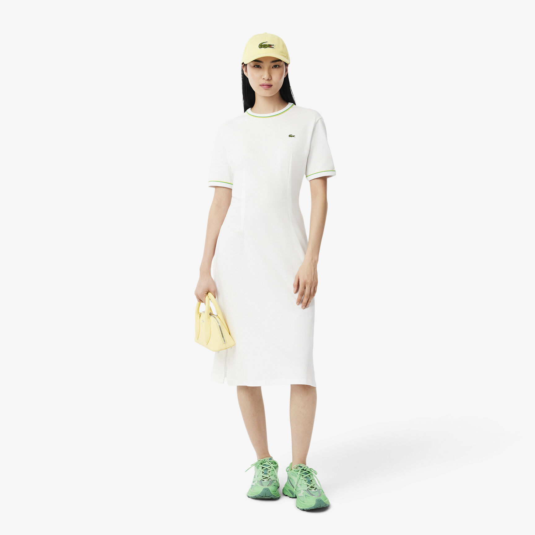 Trim Accent Jersey T-shirt Dress Trim Accent Jersey T-shirt Dress