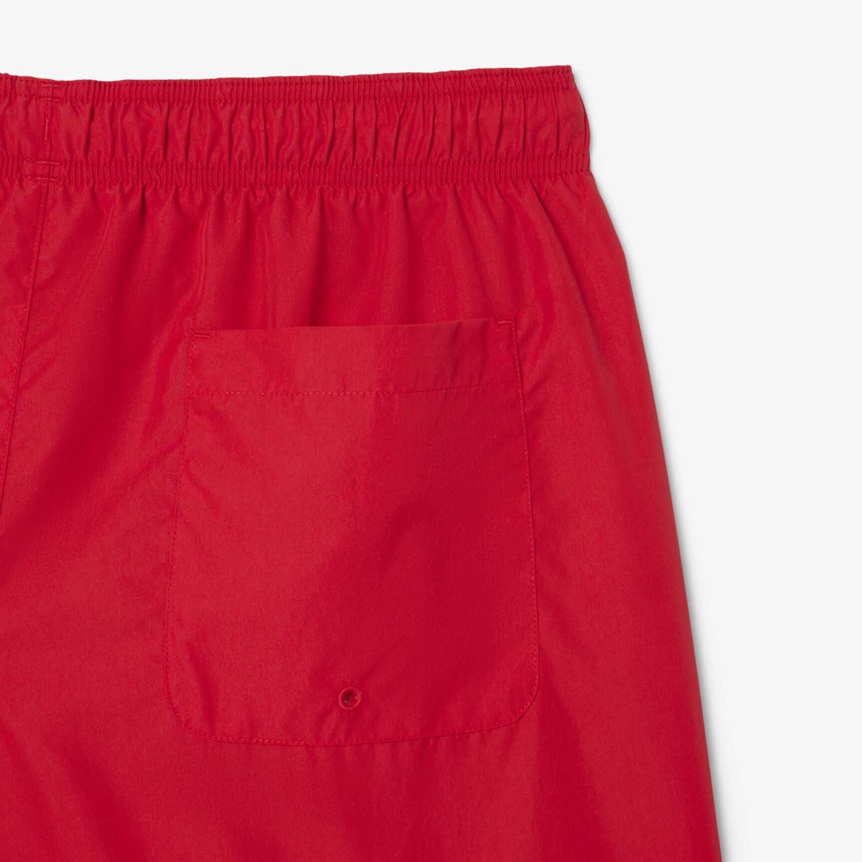 شورت سباحة أحادي اللون متوسط الطول