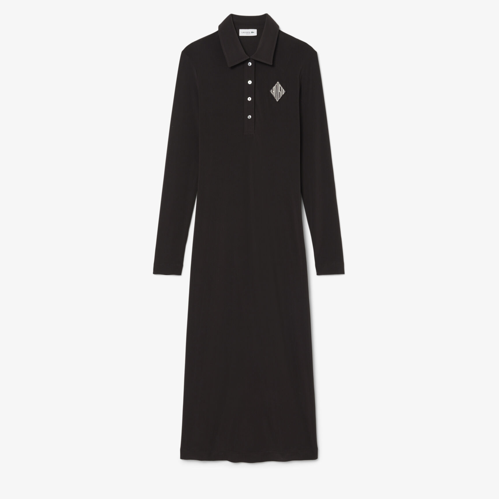 Embroidered Badge Slim Fit Polo Dress