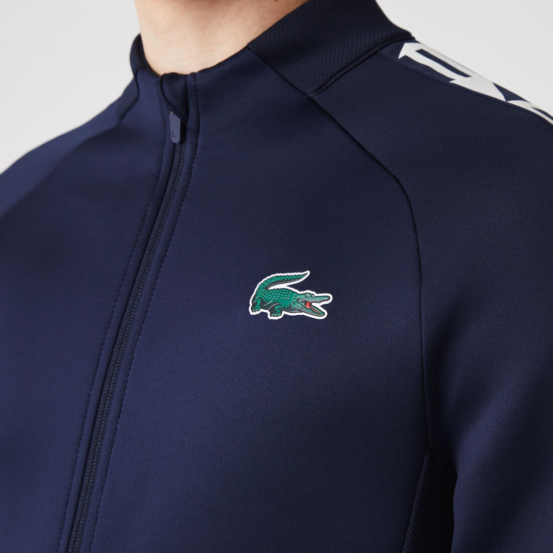 سويت شيرت تنس مطبوع بسحّاب للرجال مجموعة Lacoste SPORT سويت شيرت تنس مطبوع بسحّاب للرجال مجموعة Lacoste SPORT