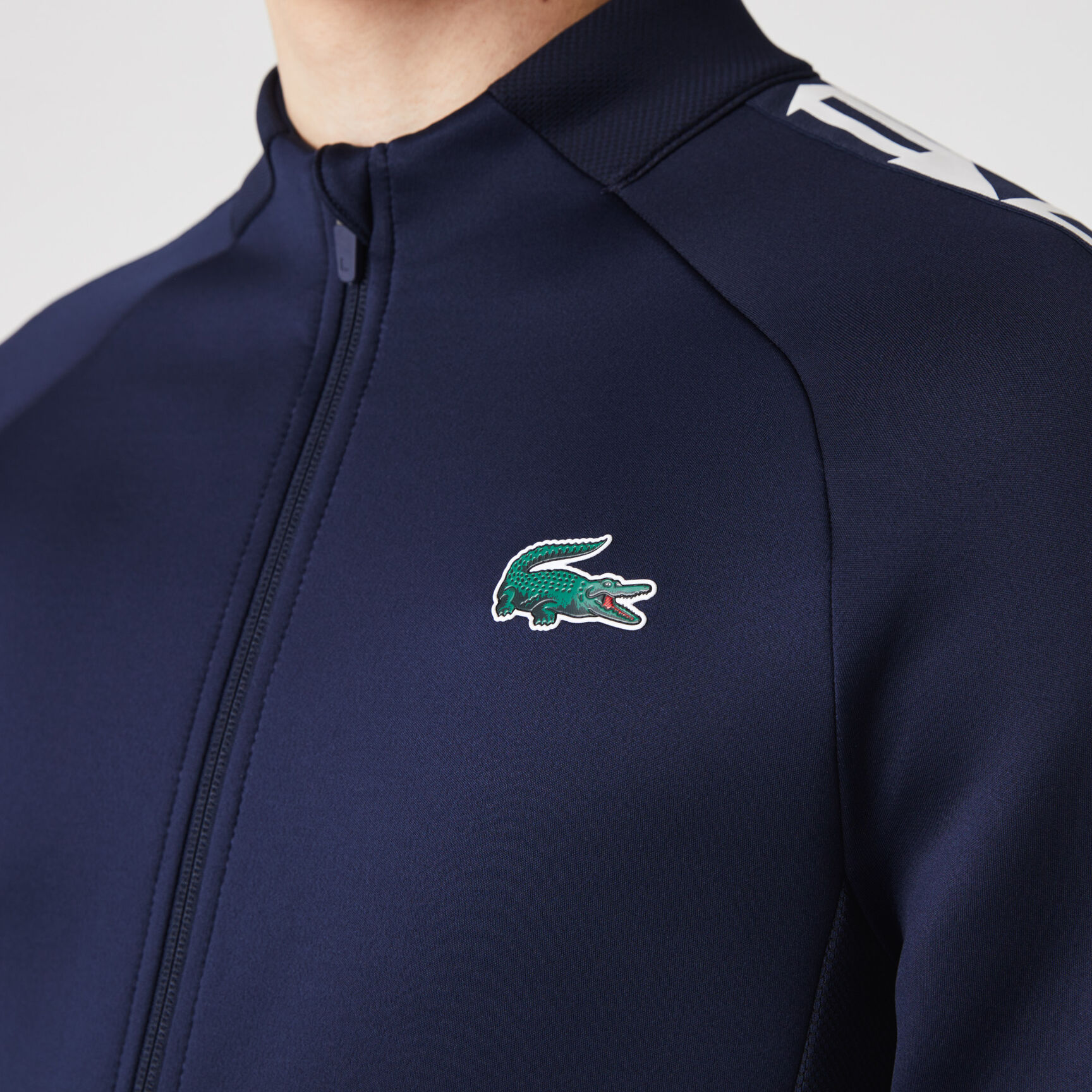 سويت شيرت تنس مطبوع بسحّاب للرجال مجموعة Lacoste SPORT سويت شيرت تنس مطبوع بسحّاب للرجال مجموعة Lacoste SPORT