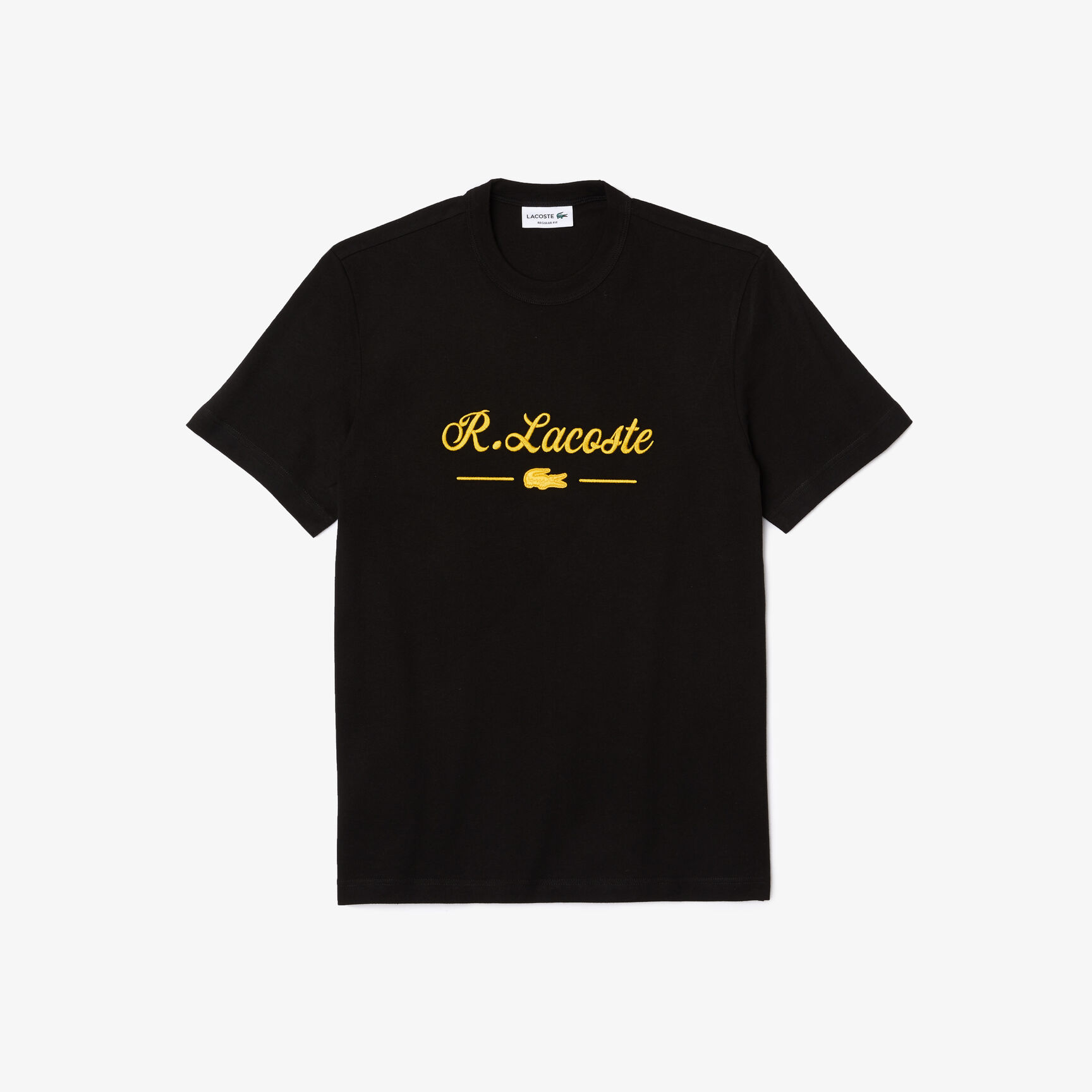 تيشيرت قطني مطرز برقبة دائرية للرجال تيشيرت قطني مطرز برقبة دائرية للرجال