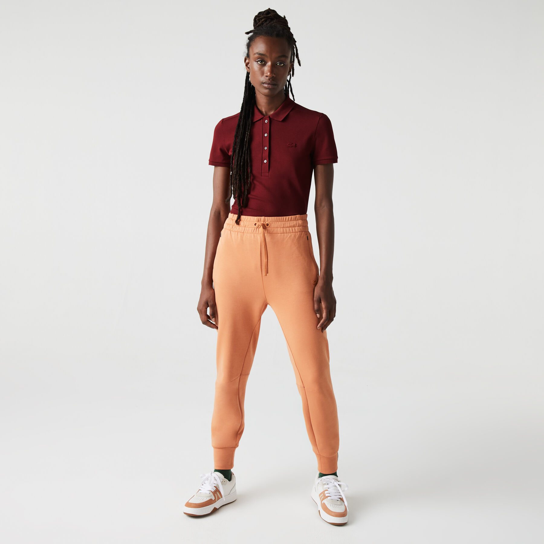L.12.D Slim Fit Stretch Petit Pique Polo Shirt