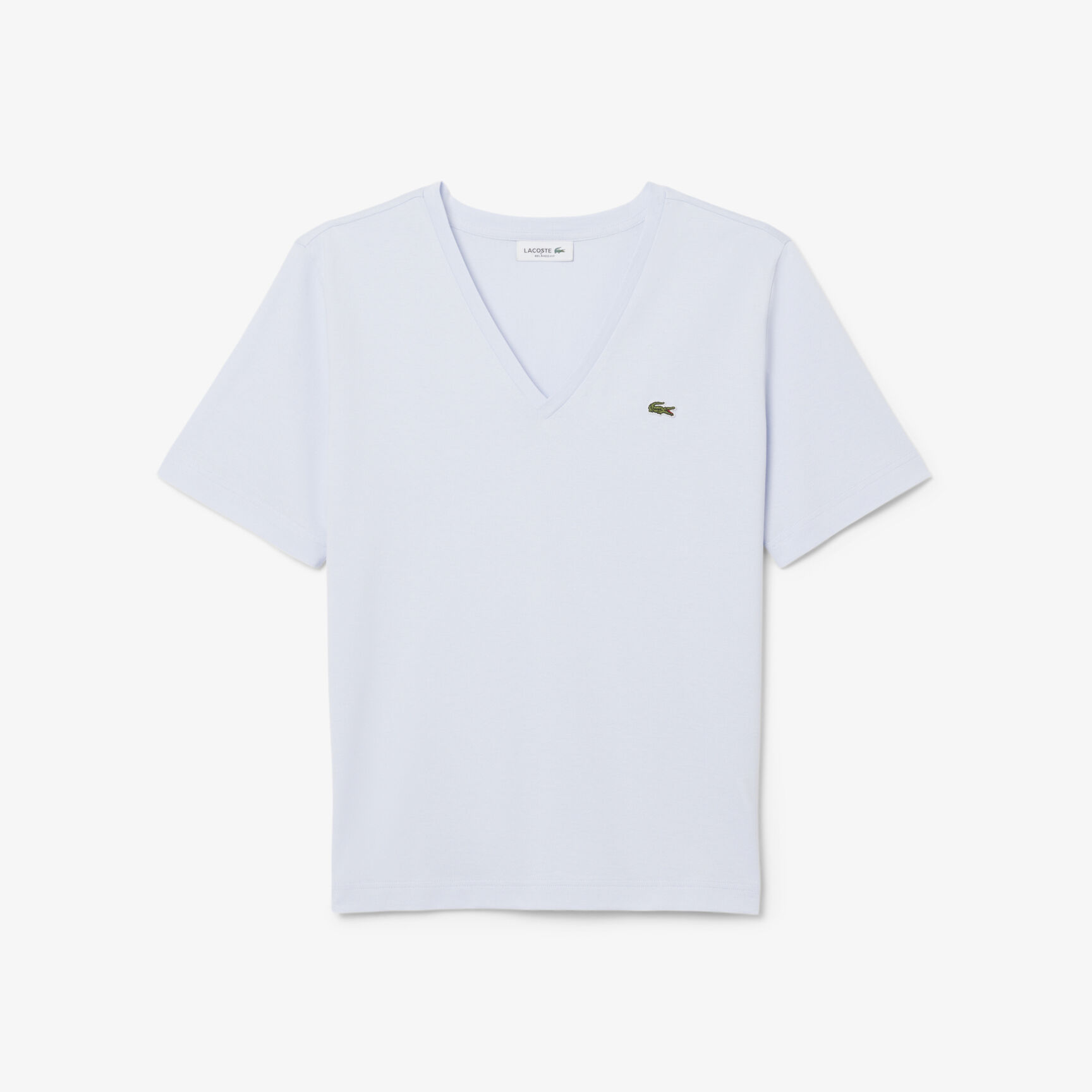 Relaxed Fit Soft Cotton V Neck T-shirt
