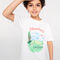 Boys&rsquo; Crew Neck Chantaco Print Cotton T-shirt
