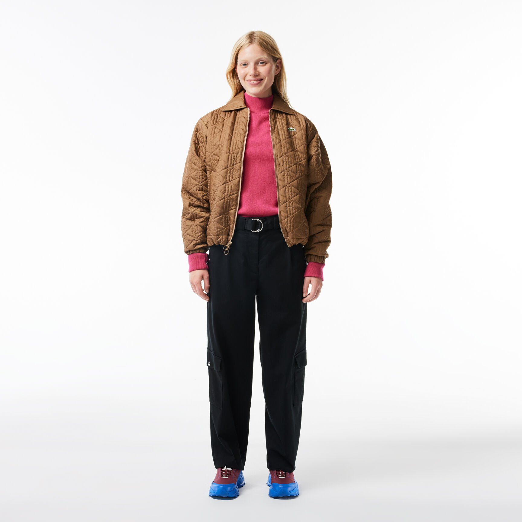 قميص لاكوست × باندير بوبلين قطني مخطط قميص لاكوست × باندير بوبلين قطني مخطط