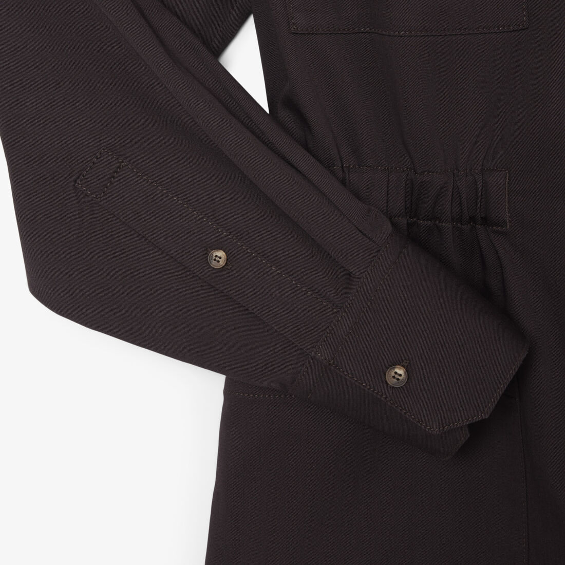 Polo Collar Stretch Gabardine Playsuit Polo Collar Stretch Gabardine Playsuit