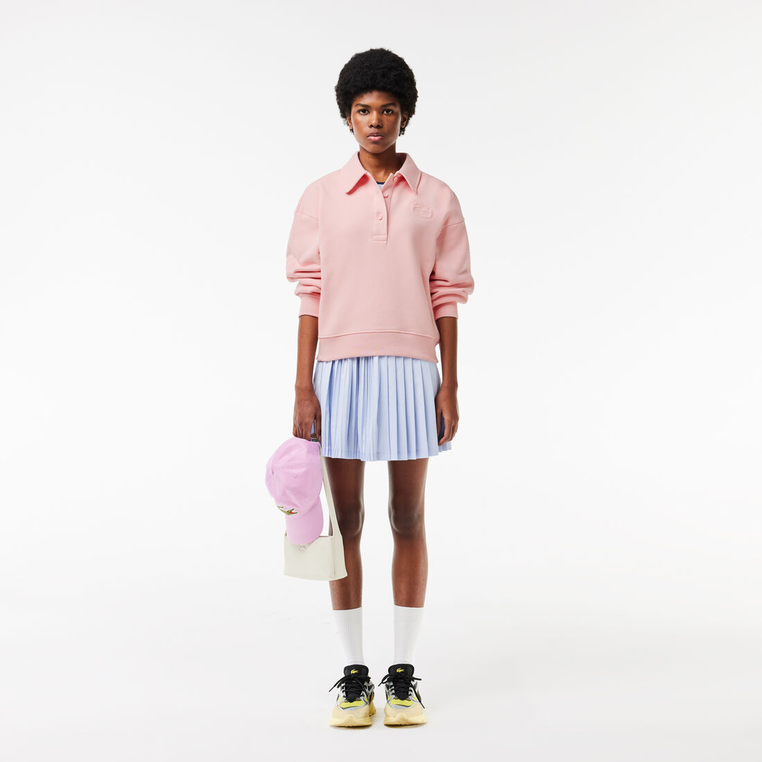 Lacoste Embroidered Polo Neck Jogger Sweatshirt Lacoste Embroidered Polo Neck Jogger Sweatshirt