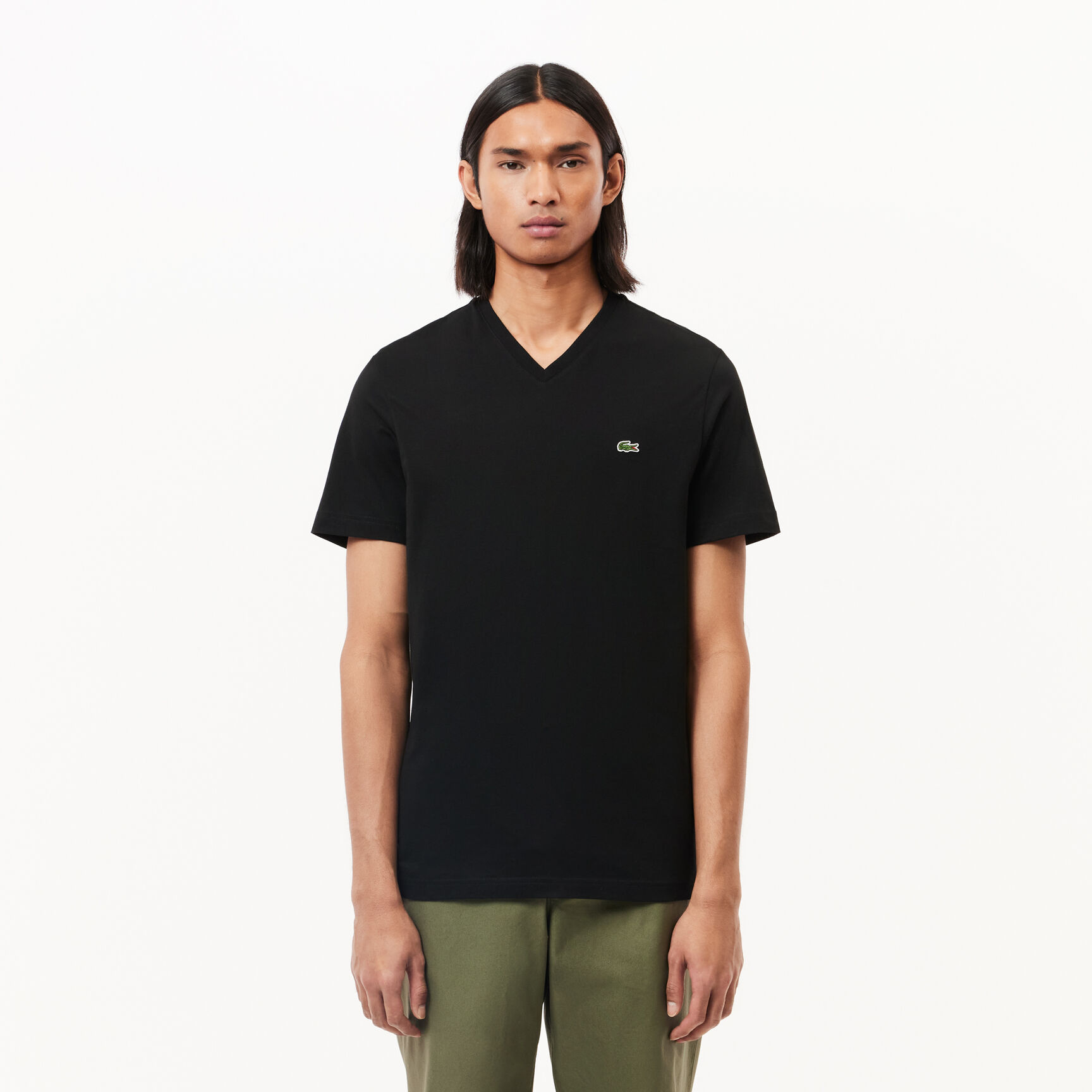 Men's V-neck Cotton T-shirt Men's V-neck Cotton T-shirt