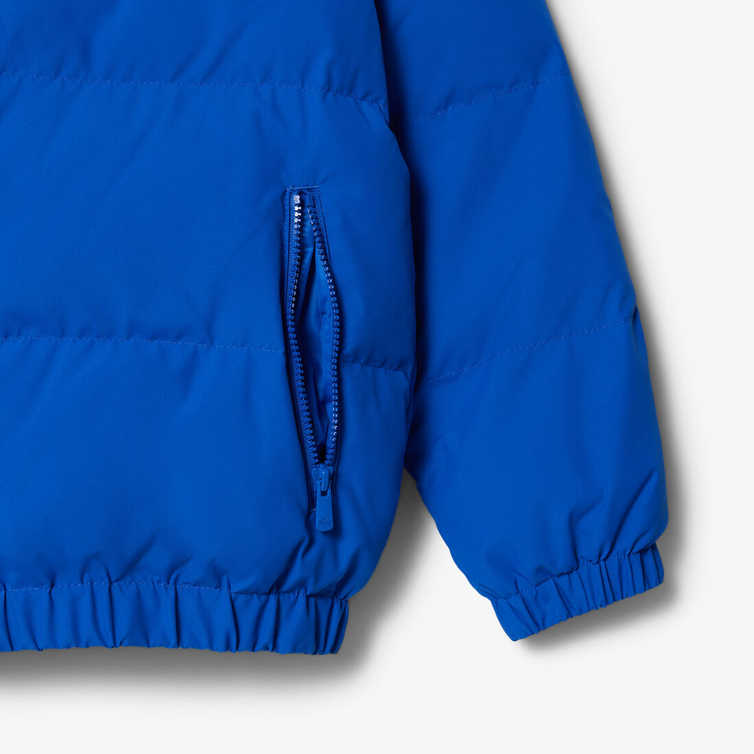 Hooded Puffer Jacket with Crocodile at the back Hooded Puffer Jacket with Crocodile at the back